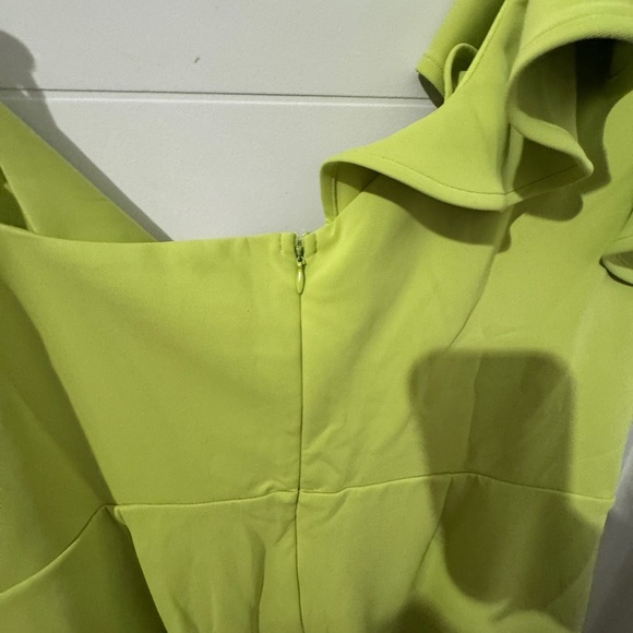 NY&C Lime Green Ruffle Dress – NWT XXL - Picture 3 of 12